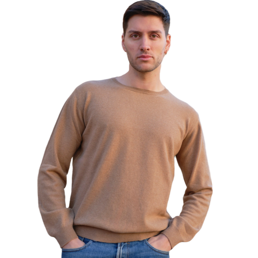 Maglia Uomo Calata in Cashmere Rigenerato Girocollo