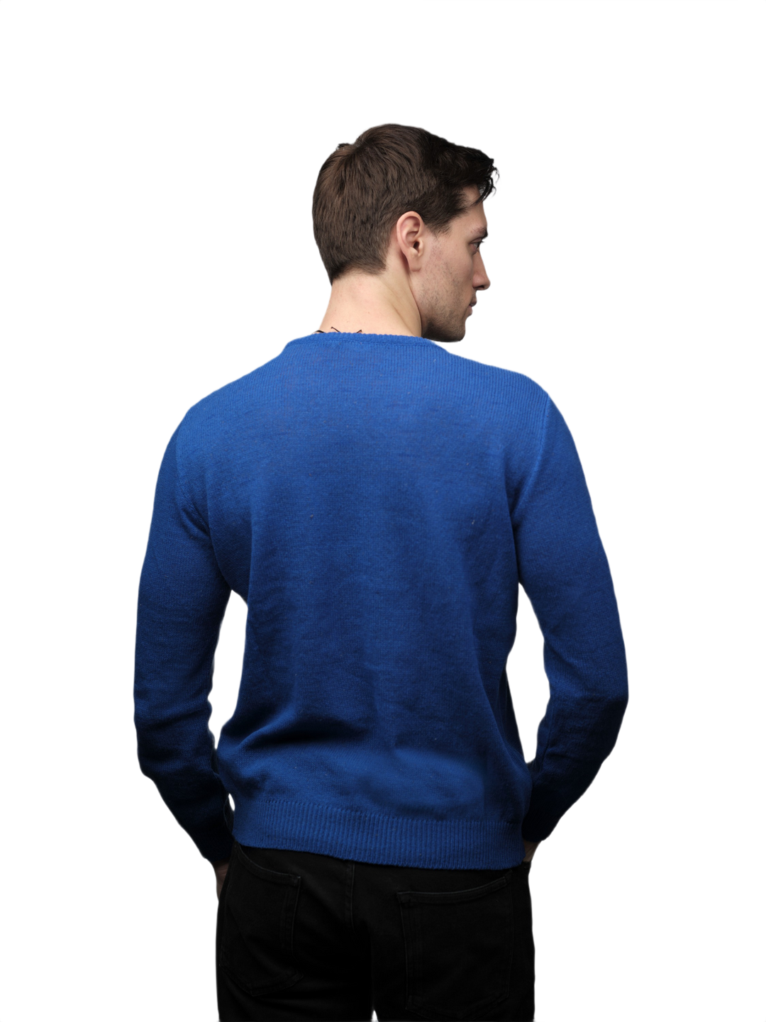 Maglia Uomo Lana Merino Girocollo Filiera Corta