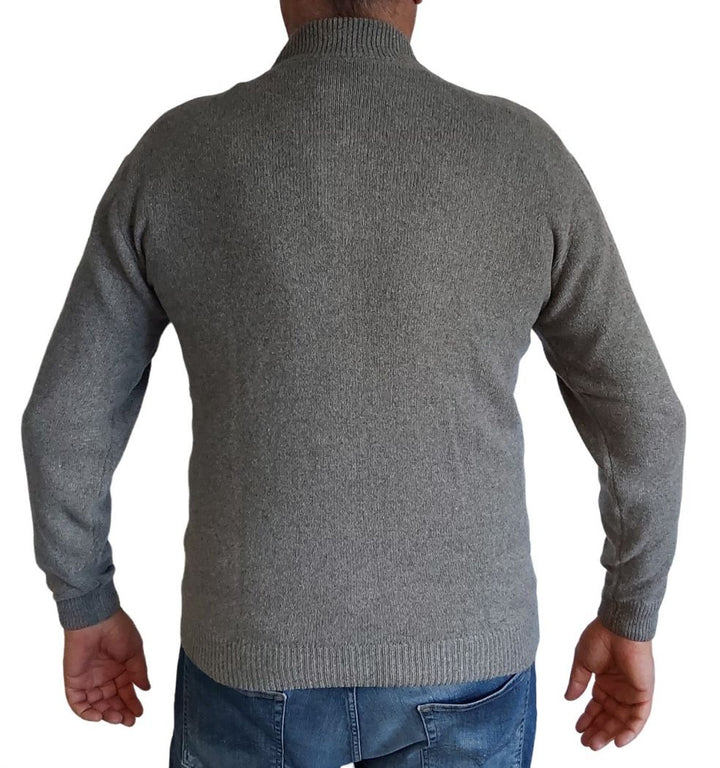 Maglia Uomo Zip Cashmere Rigenerato