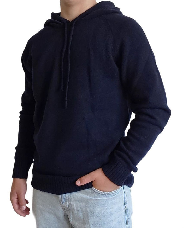 Men's Regenerated Cashmere Hooded Sweater