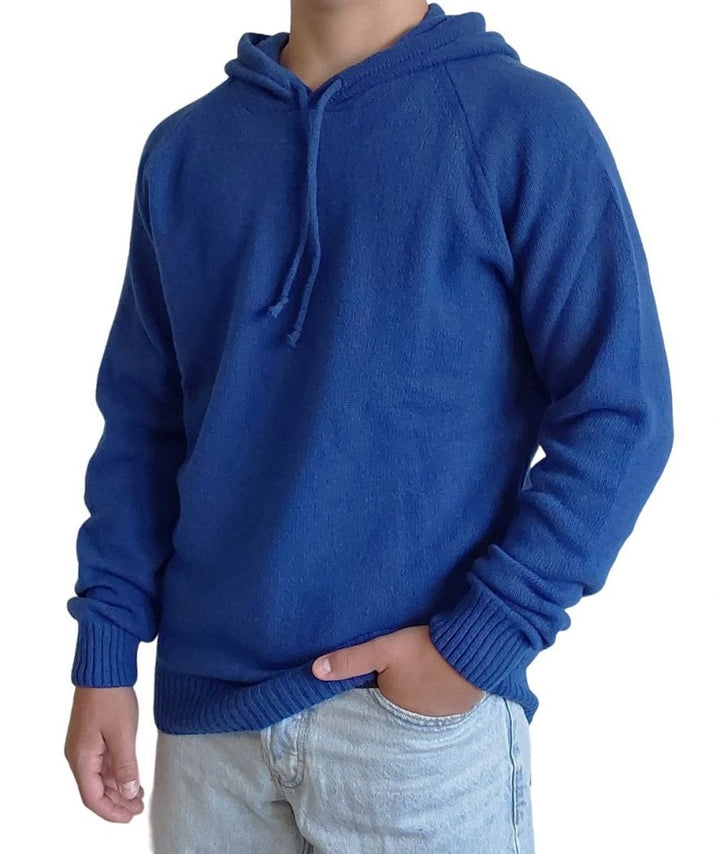 Men's Regenerated Cashmere Hooded Sweater