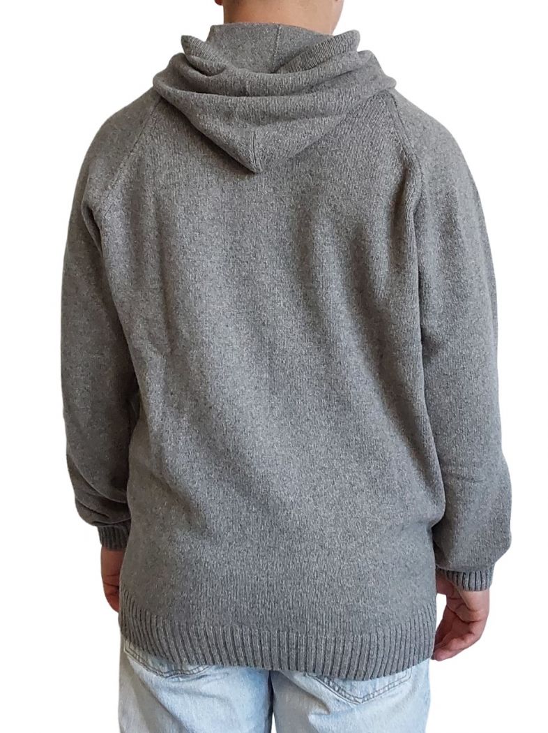 Men's Regenerated Cashmere Hooded Sweater