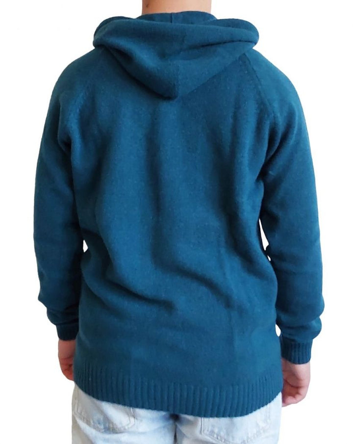 Pull à capuche en cachemire régénéré pour hommes