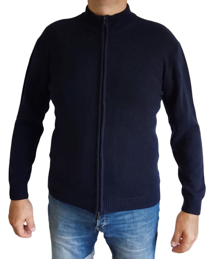 Pull Homme Zip Cachemire Régénéré