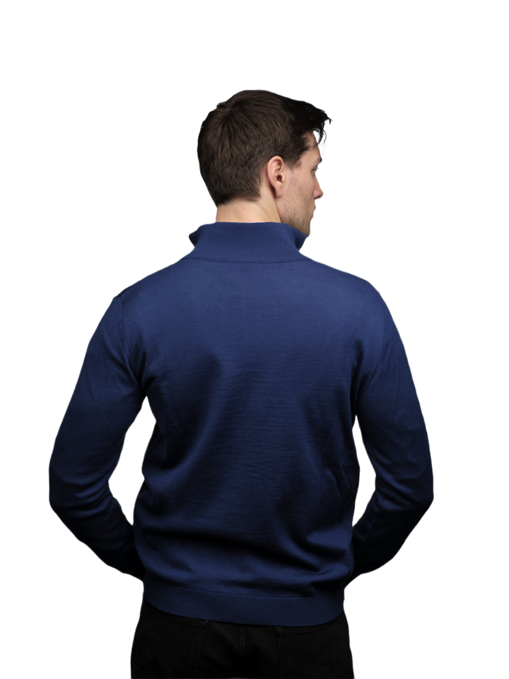 Pull Homme Zip Intégral en Laine Mérinos