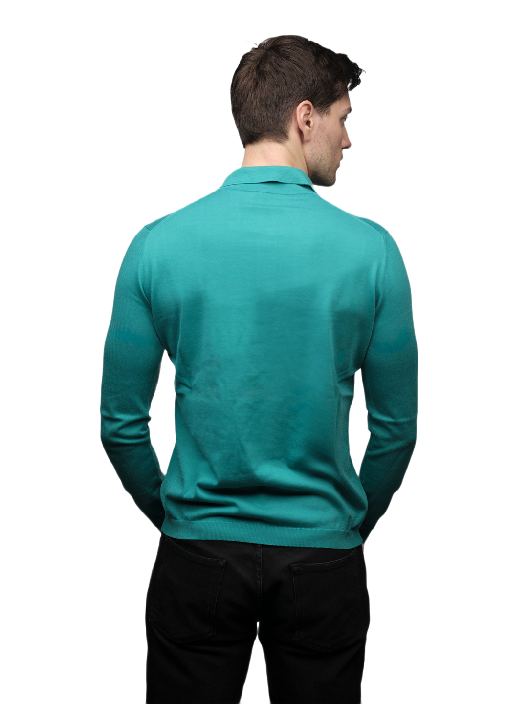 Polo Uomo Maniche Lunghe 100% Cotone ELS