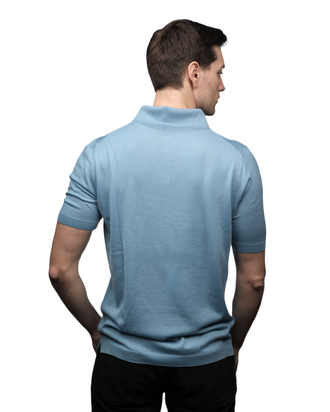 Polo homme manches courtes pure laine mérinos extrafine