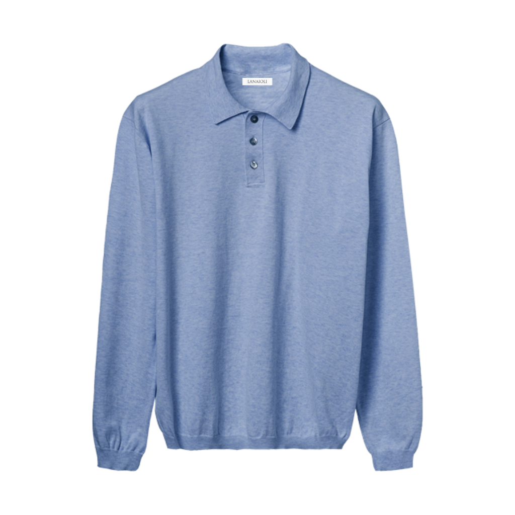 Men's Long Sleeve Polo 100% Cotton ELS