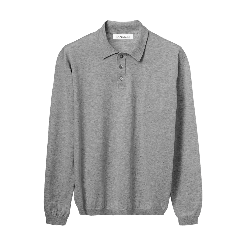 Men's Long Sleeve Polo 100% Cotton ELS