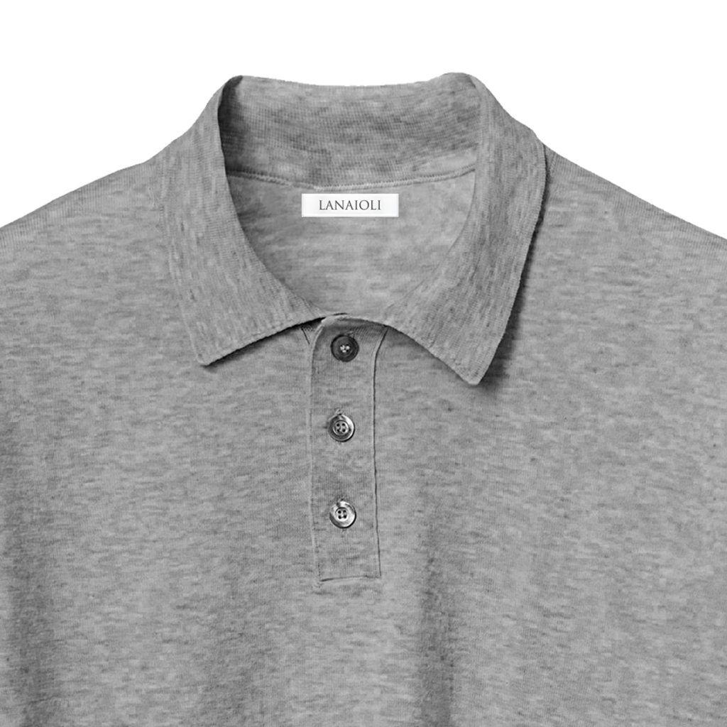 Polo Homme Manches Longues 100% Coton ELS