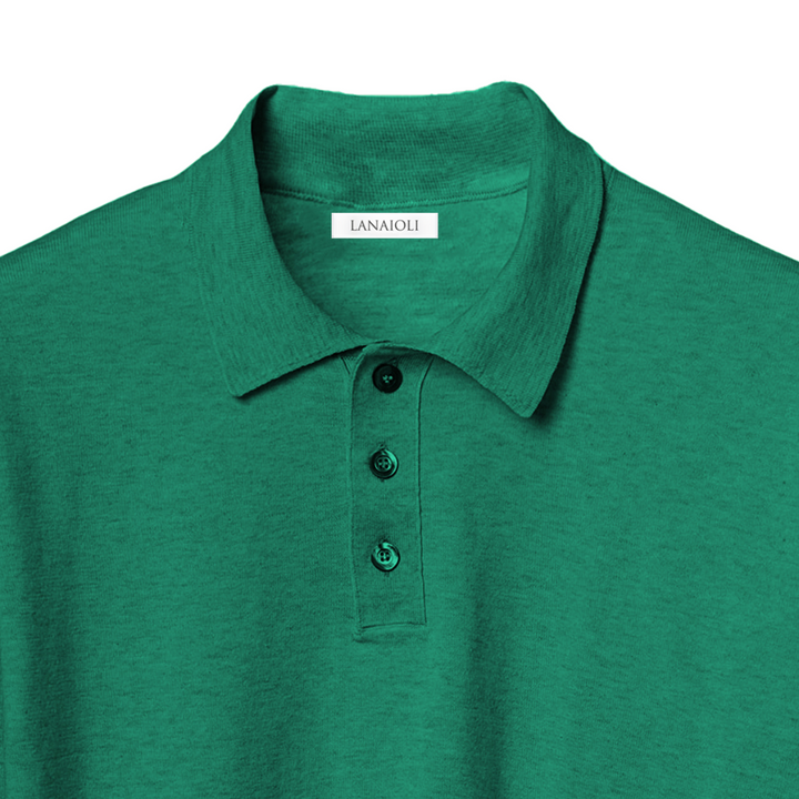 Men's Long Sleeve Polo 100% Cotton ELS