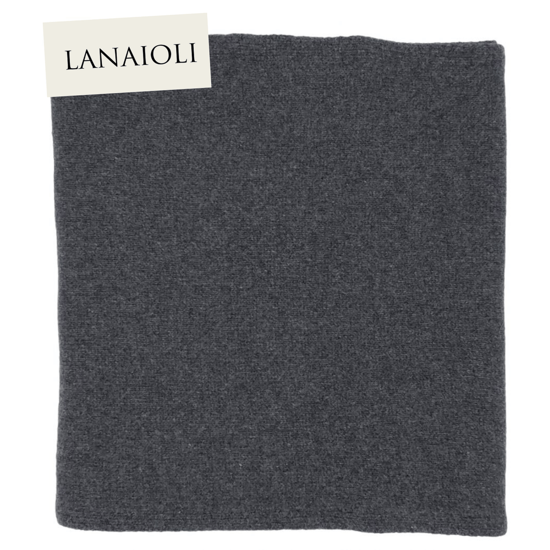 Sciarpa Uomo Rasata Cashmere Rigenerato - Lanaioli Maglieria Filiera Corta Sostenibile & Filati Naturali