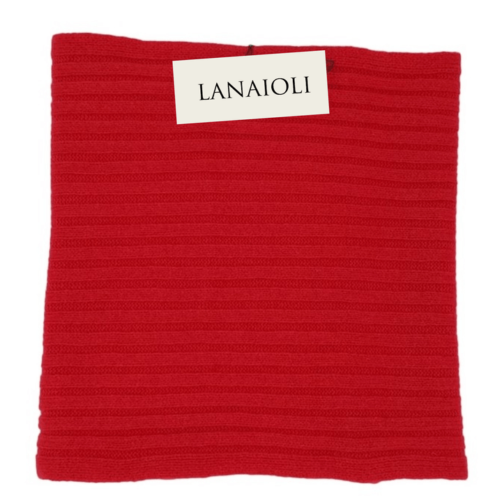 Sciarpa Uomo a Coste Cashmere Rigenerato - Lanaioli Maglieria Filiera Corta Sostenibile & Filati Naturali