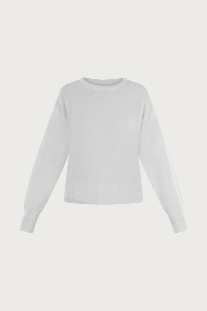 Maglia donna girocollo puro cashmere