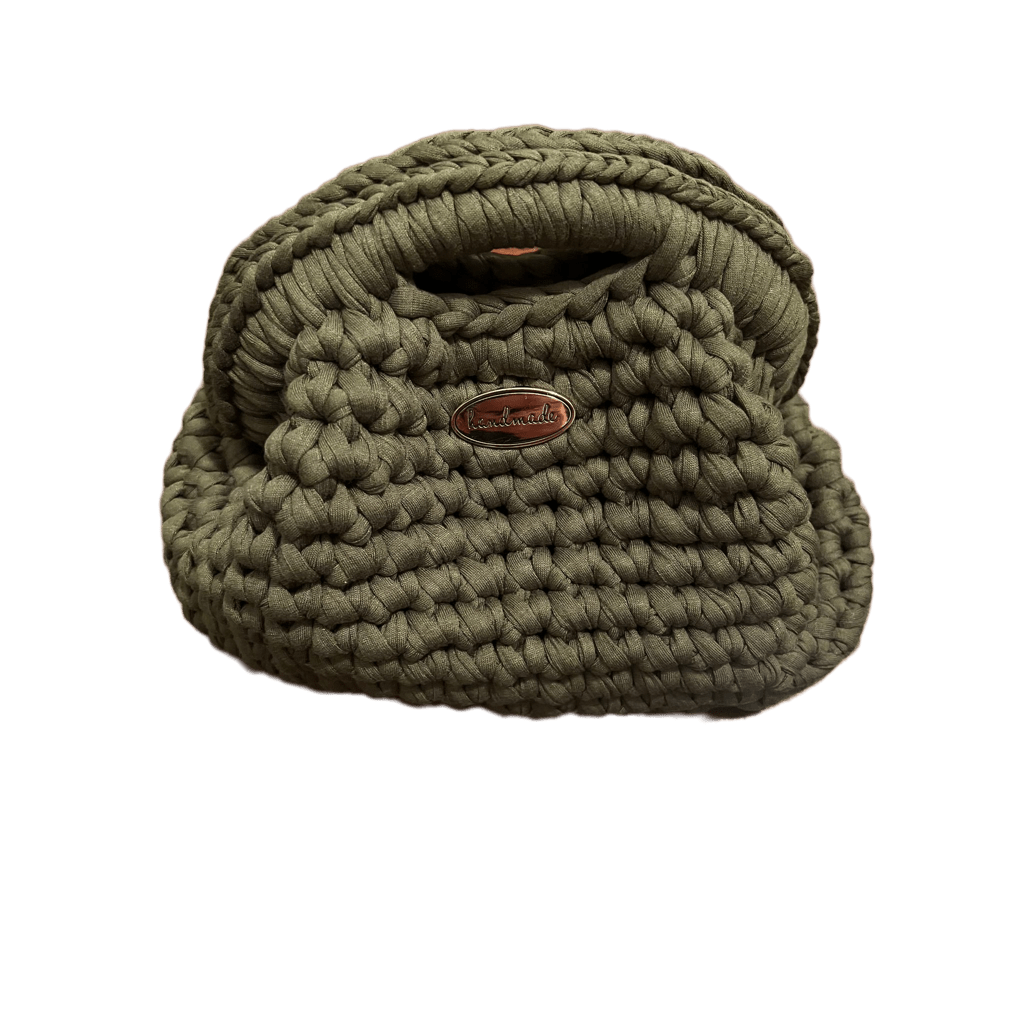 Borsa Cotone Riciclato Verde - Lanaioli Maglieria Filiera Corta Sostenibile & Filati Naturali
