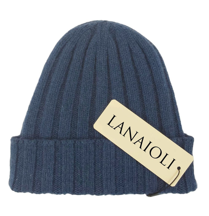 Cappello Donna a coste in Cashmere Rigenerato - Lanaioli Maglieria Filiera Corta Sostenibile & Filati Naturali