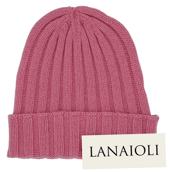 Cappello Donna a coste in Cashmere Rigenerato - Lanaioli Maglieria Filiera Corta Sostenibile & Filati Naturali