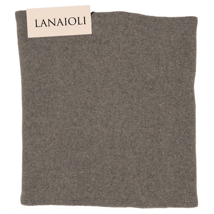 Sciarpa Donna Rasata Cashmere Rigenerato - Tortora