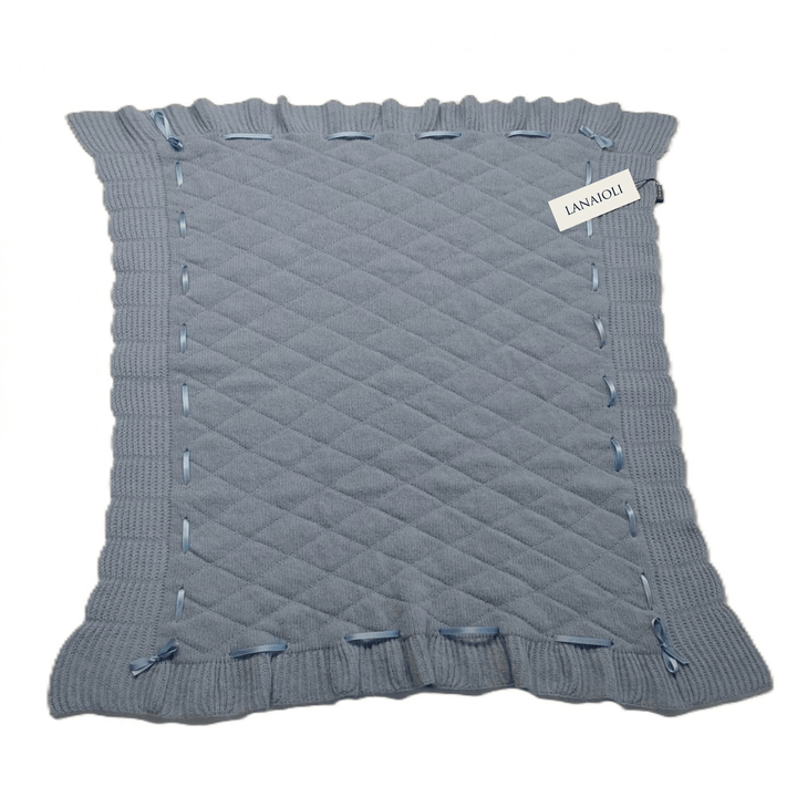 Copertina Bambino/a Culla Cashmere Rigenerato - Lanaioli Maglieria Filiera Corta Sostenibile & Filati Naturali