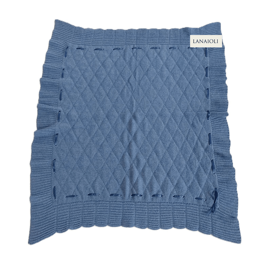 Copertina Bambino/a Culla Cashmere Rigenerato - Lanaioli Maglieria Filiera Corta Sostenibile & Filati Naturali