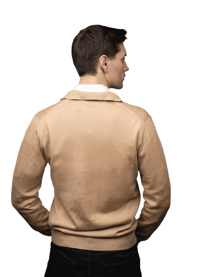 Giacca Uomo Misto Cashmere, Seta, Lana Merino Extrafine chiusura Zip - Lanaioli Maglieria Filiera Corta Sostenibile & Filati Naturali