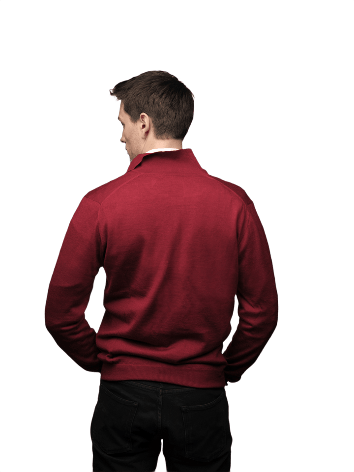 Giacca Uomo Misto Cashmere, Seta, Lana Merino Extrafine chiusura Zip - Lanaioli Maglieria Filiera Corta Sostenibile & Filati Naturali