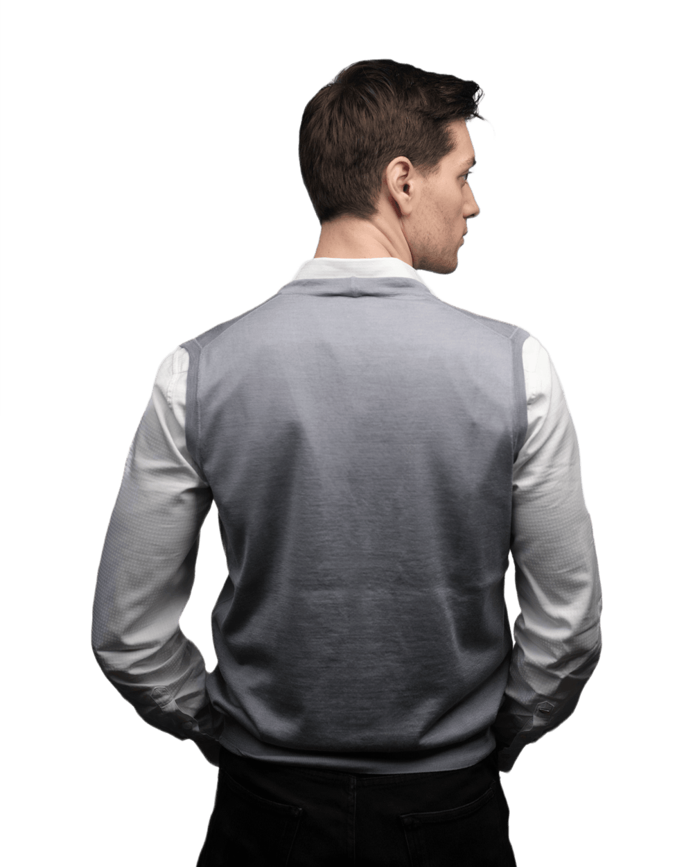 Gilet Uomo Misto Cashmere e Seta - Lanaioli Maglieria Filiera Corta Sostenibile & Filati Naturali