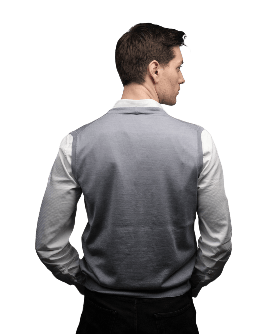 Gilet Uomo Misto Cashmere e Seta - Lanaioli Maglieria Filiera Corta Sostenibile & Filati Naturali
