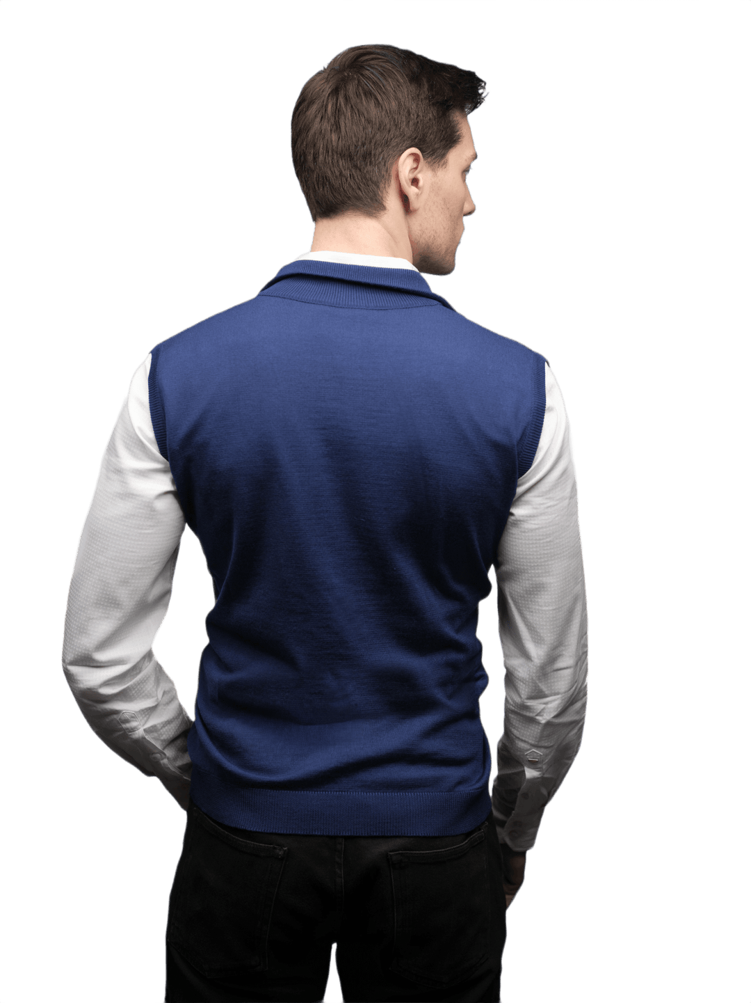Gilet Uomo Zip in Lana Merino - Lanaioli Maglieria Filiera Corta Sostenibile & Filati Naturali