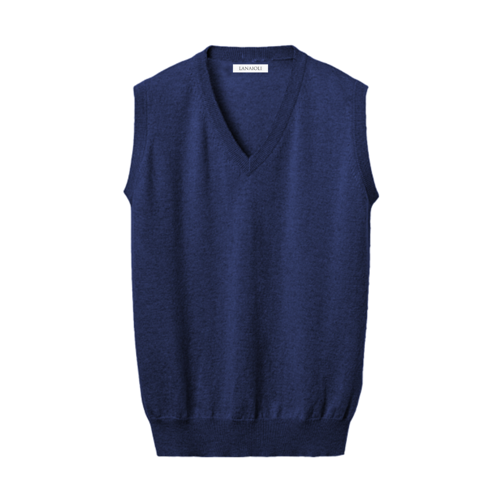 Pure Cashmere Men's V-neck Vest