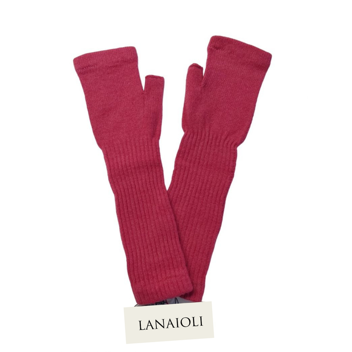 Women's Gloves with Regenerated Cashmere Sleeve