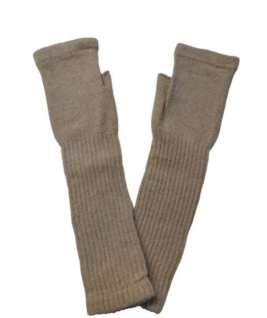 Guanti Donna Manicotto Cashmere Rigenerato - Lanaioli Maglieria Filiera Corta Sostenibile & Filati Naturali