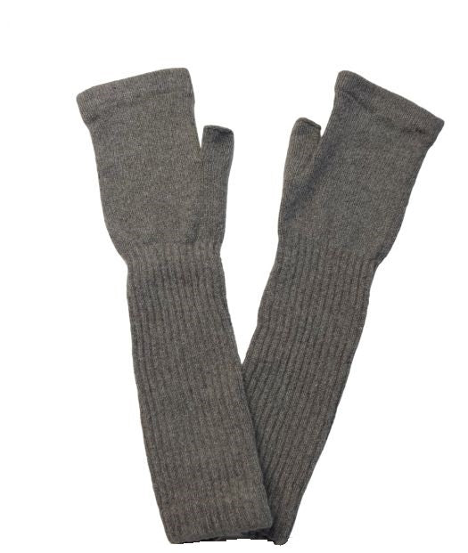 Guanti Donna Manicotto Cashmere Rigenerato - Lanaioli Maglieria Filiera Corta Sostenibile & Filati Naturali