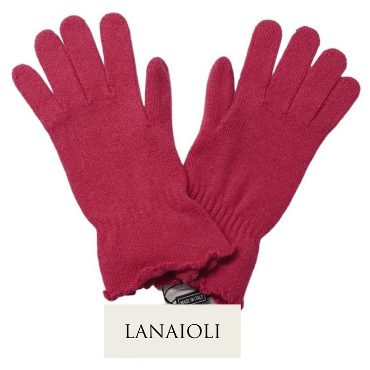 Guanti Donna Ondina Cashmere Rigenerato - Lanaioli Maglieria Filiera Corta Sostenibile & Filati Naturali