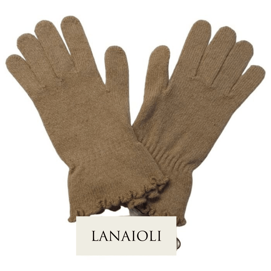 Guanti Donna Ondina Cashmere Rigenerato - Lanaioli Maglieria Filiera Corta Sostenibile & Filati Naturali