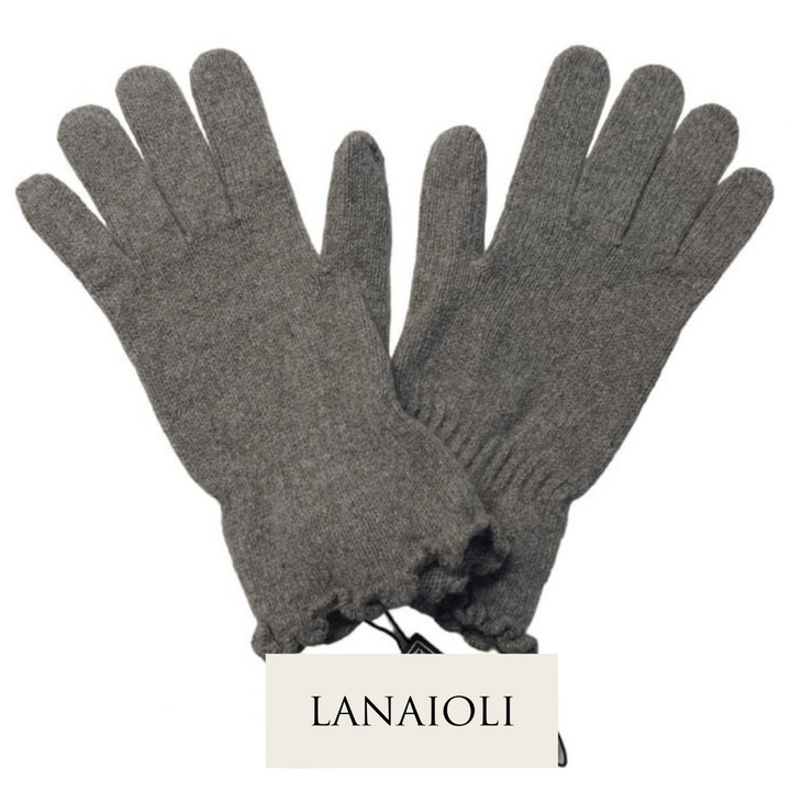 Guanti Donna Ondina Cashmere Rigenerato - Lanaioli Maglieria Filiera Corta Sostenibile & Filati Naturali