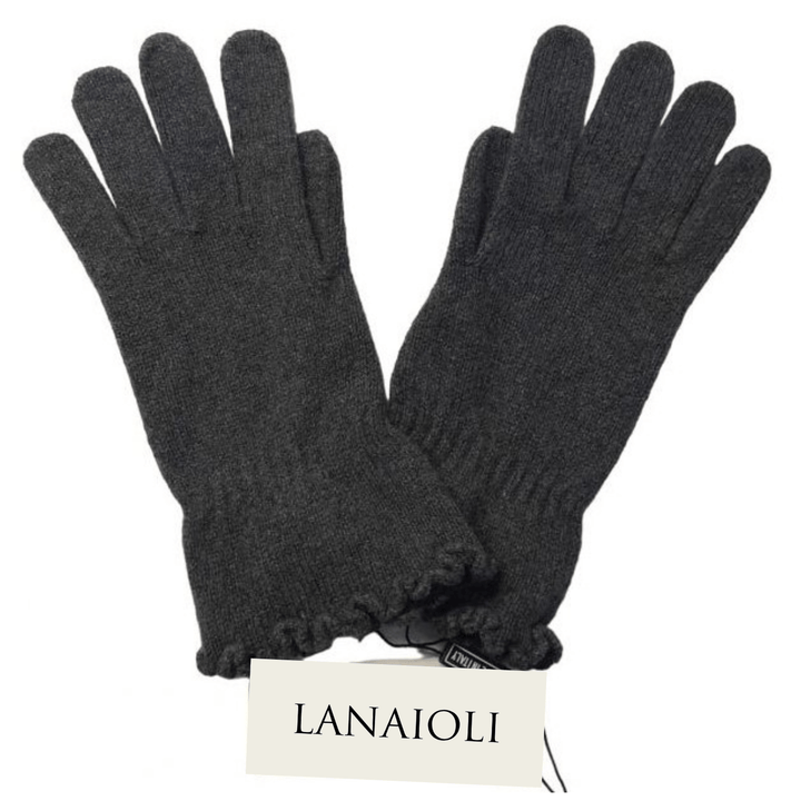 Guanti Donna Ondina Cashmere Rigenerato - Lanaioli Maglieria Filiera Corta Sostenibile & Filati Naturali