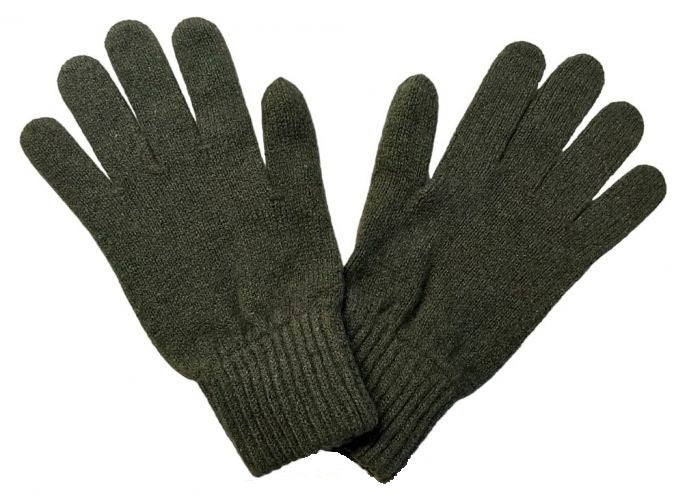 Men's gloves in regenerated cashmere