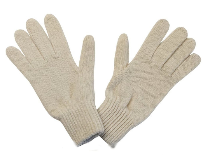 Men's gloves in regenerated cashmere