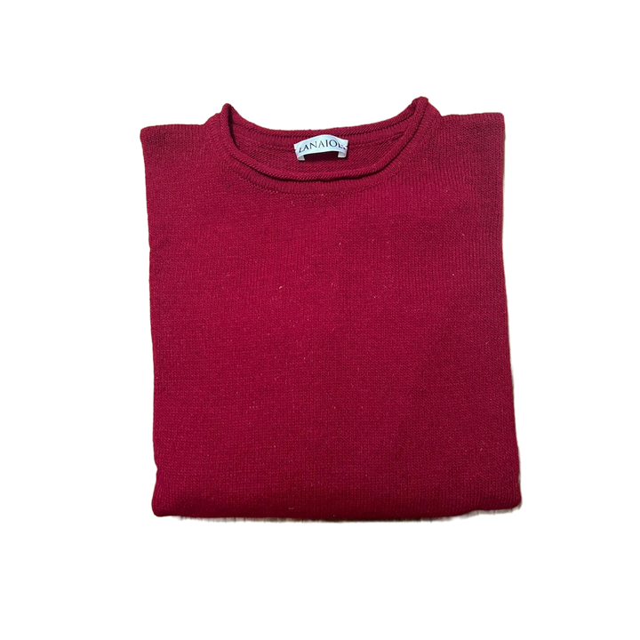 Pull Femme Oversize Col Rond Laine Mérinos Filature Courte