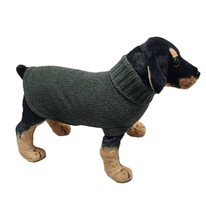 Maglia Rasata Collo Coste Cane o Gatto Cashmere Rigenerato Finezza 5 - Lanaioli Maglieria Filiera Corta Sostenibile & Filati Naturali