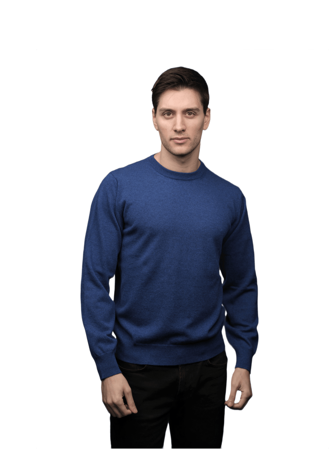 Maglia Uomo Cashmere Girocollo - Lanaioli Maglieria Filiera Corta Sostenibile & Filati Naturali