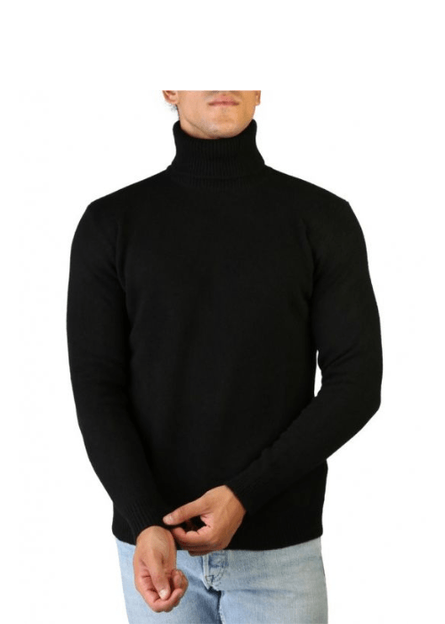 Maglia Uomo Collo Alto Cashmere Rigenerato - Lanaioli Maglieria Filiera Corta Sostenibile & Filati Naturali
