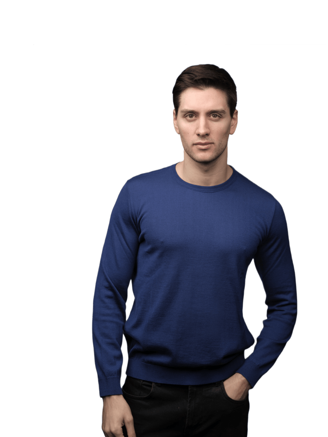 Maglia Uomo Girocollo in Lana Merino - Lanaioli Maglieria Filiera Corta Sostenibile & Filati Naturali