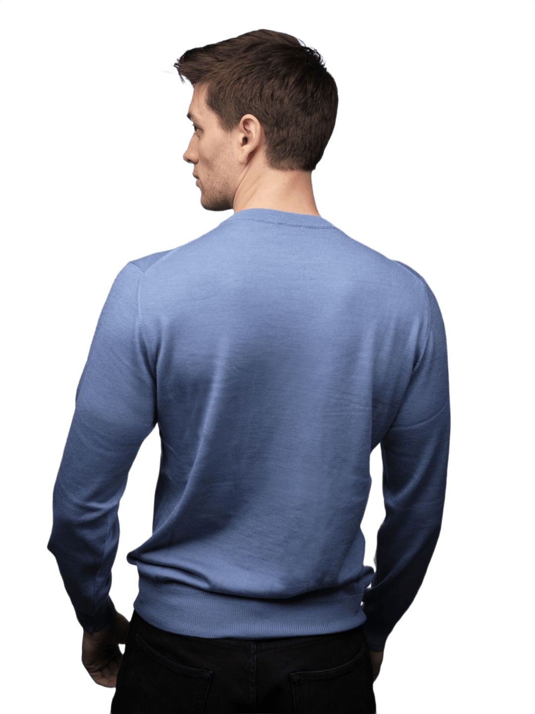 Maglia Uomo in misto Cashmere, Seta e Lana Merino Extrafine Girocollo - Lanaioli Maglieria Filiera Corta Sostenibile & Filati Naturali