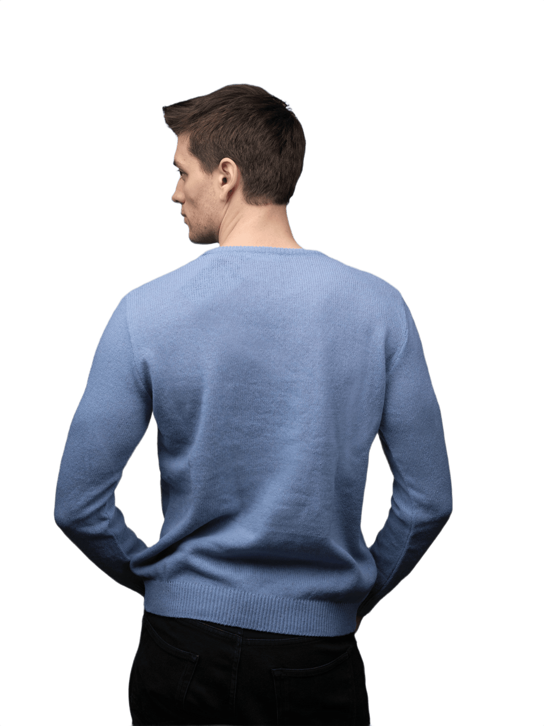Maglia Uomo Lana Merino Girocollo Filiera Corta - Lanaioli Maglieria Filiera Corta Sostenibile & Filati Naturali
