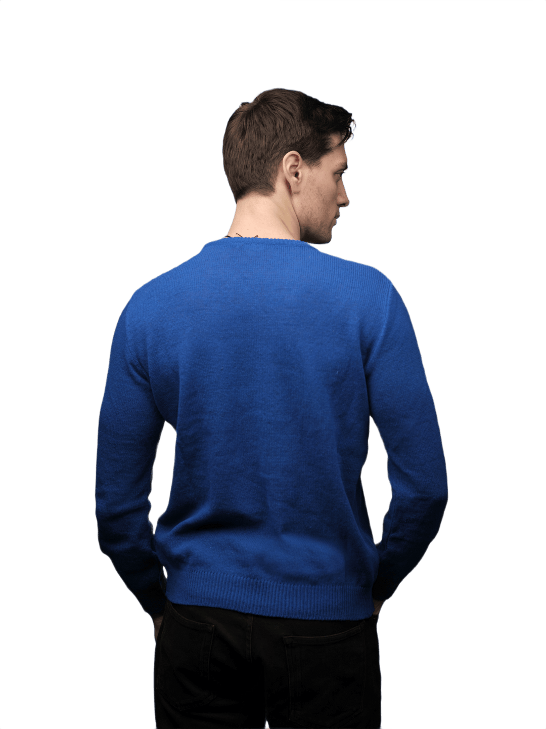 Maglia Uomo Lana Merino Girocollo Filiera Corta - Lanaioli Maglieria Filiera Corta Sostenibile & Filati Naturali