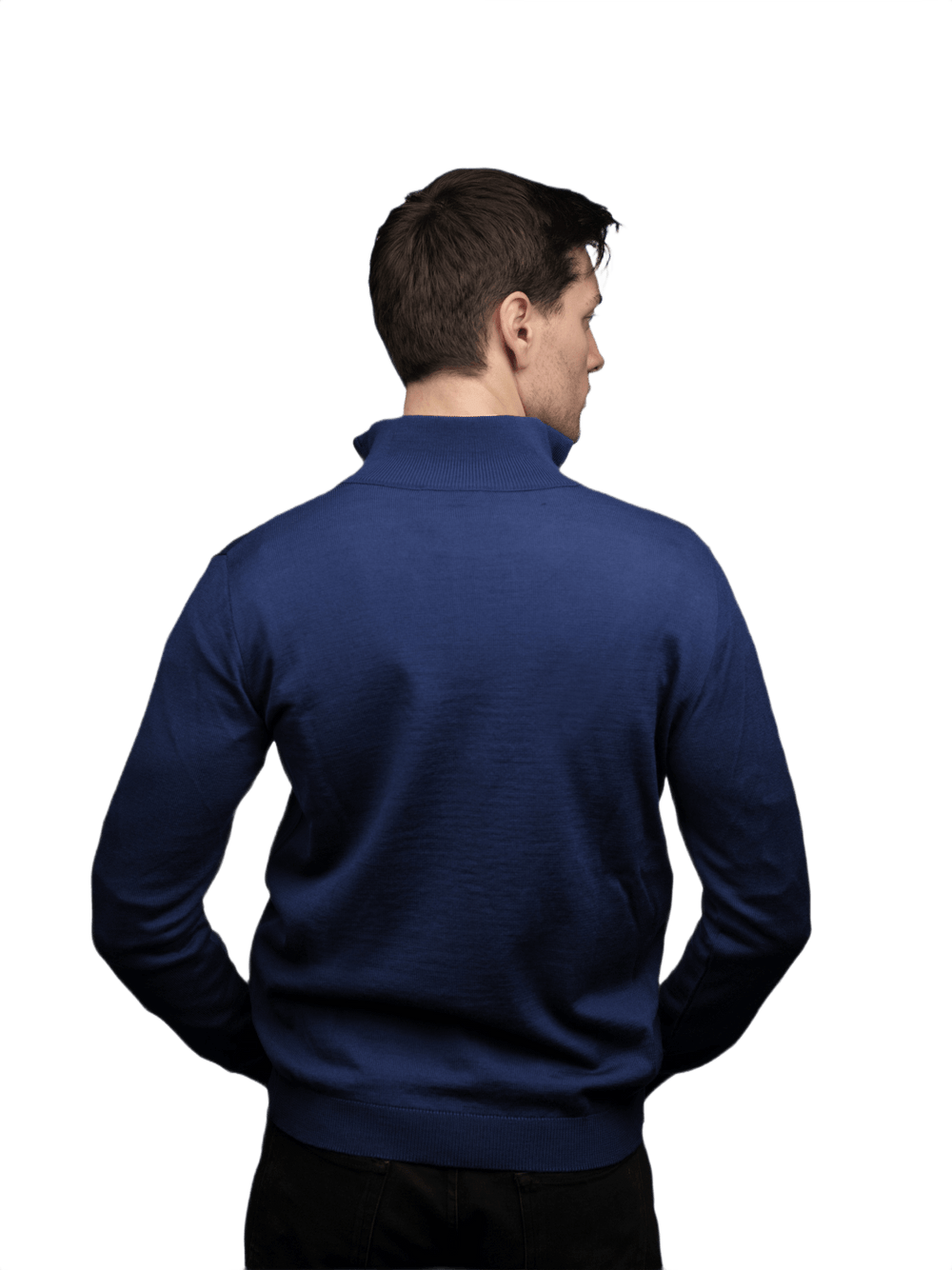 Maglia Uomo Zip Intera in Lana Merino - Lanaioli Maglieria Filiera Corta Sostenibile & Filati Naturali