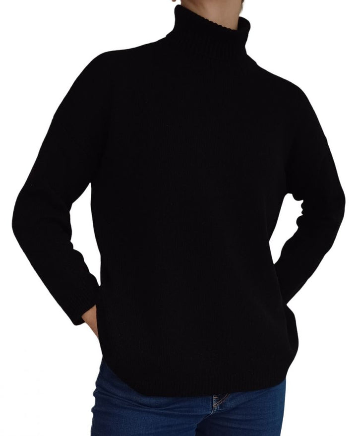 Women's Oversized High Neck Regenerated Cashmere Sweater