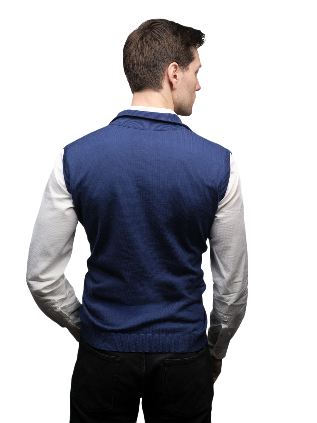 Gilet Homme Zip en Laine Mérinos